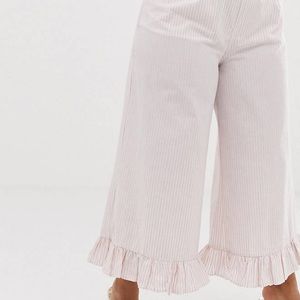 Lost ink wide leg ruffle pant sz 20